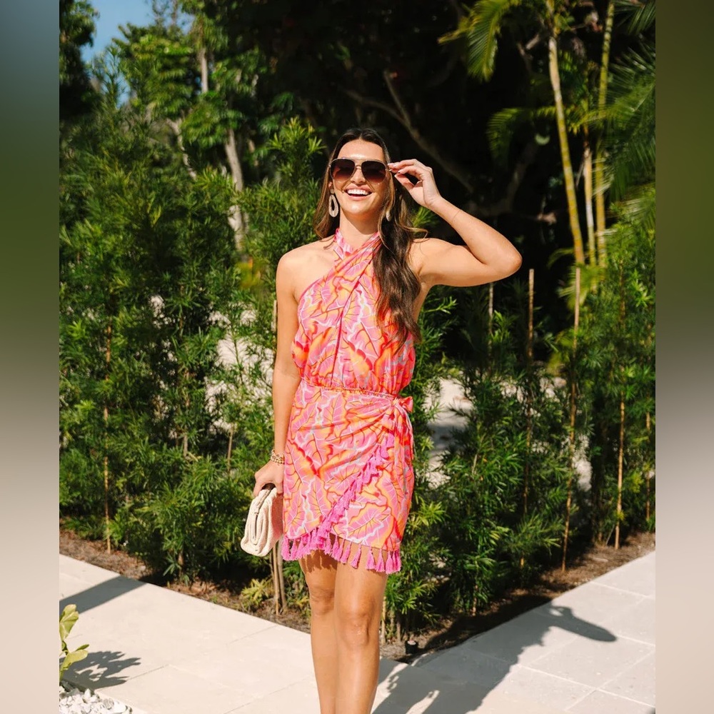 BRAND NEW Pink Lily Boutique halter dress